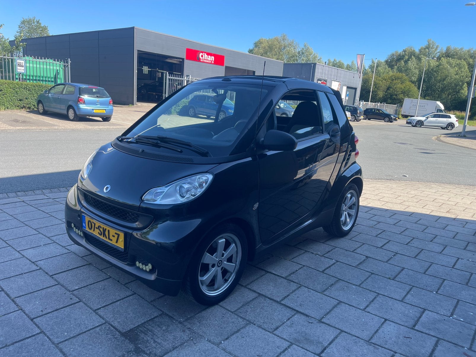 Smart 451 cabrio 2011, Auto's, Mercedes-Benz, Euro 6, 160 pk, Zwart, Bedrijf