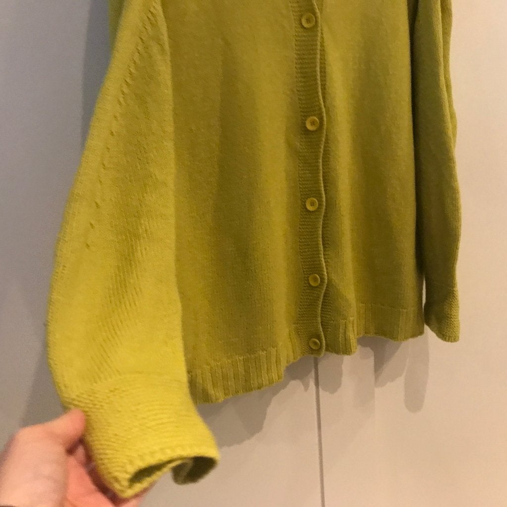 Oska wollen vest maat 4 geel 100% wol, Kleding | Dames, Verzenden, Zo goed als nieuw, Geel