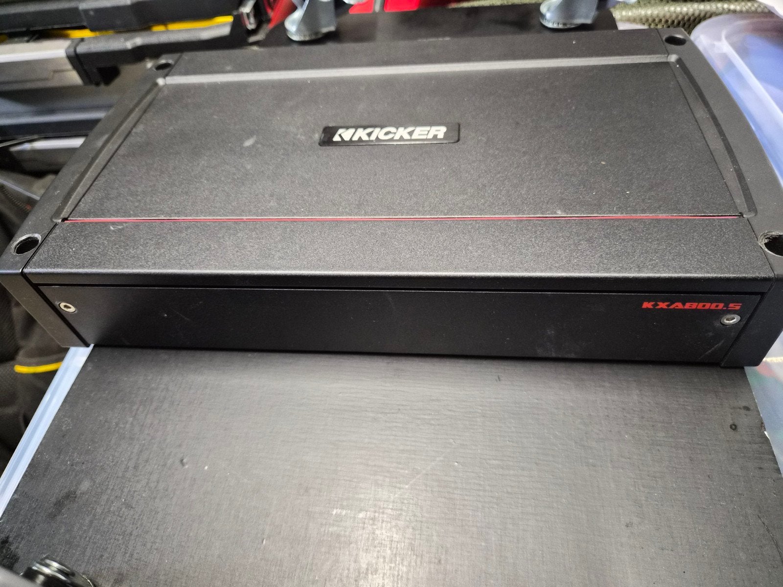 Kicker KXA800.5 5-kanaals car-audio versterker, Ophalen, Gebruikt