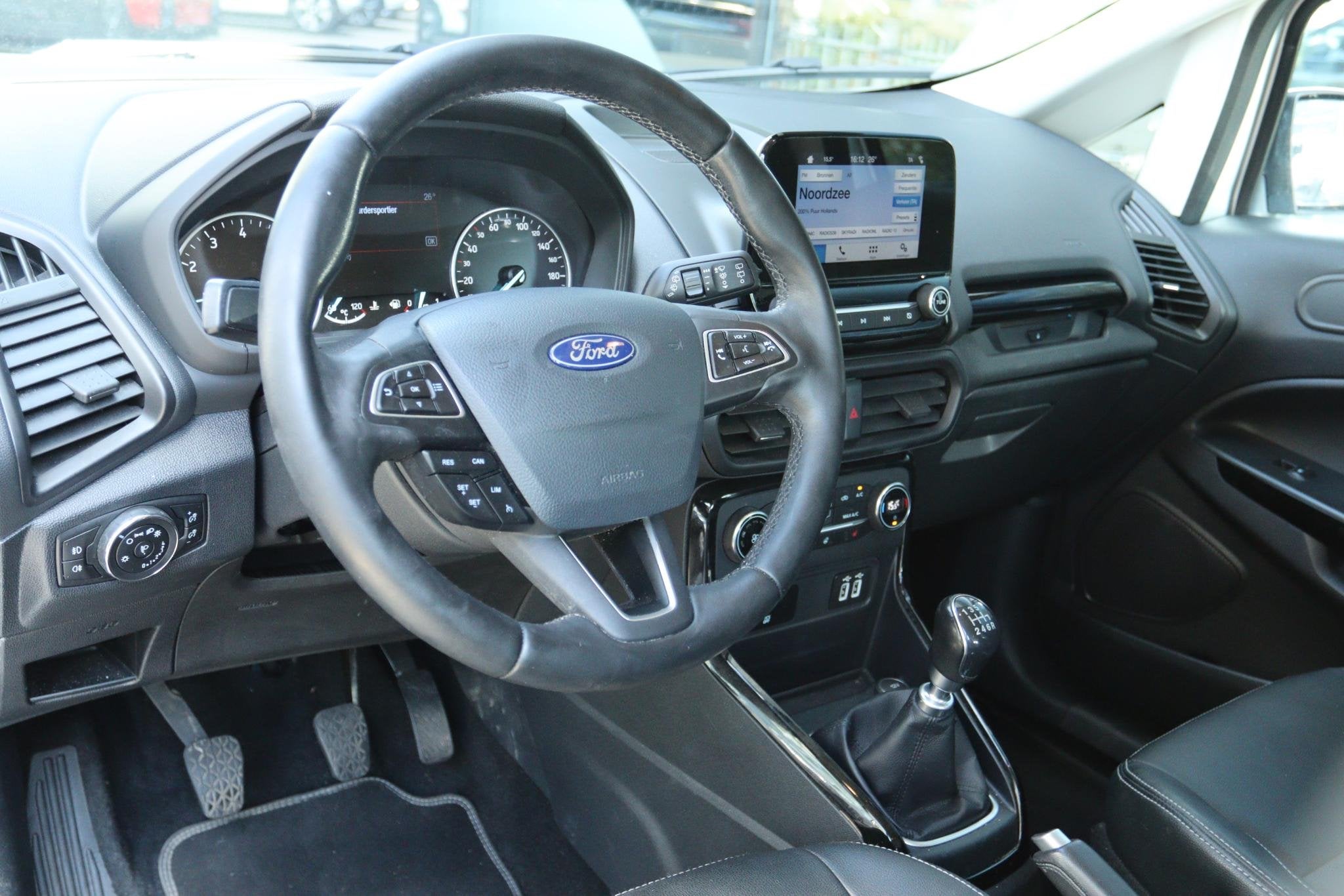 FORD ECOSPORT 1.0 ECOBOOST | LEDER | WINTERPACK | KEY-LESS |, Auto's, Voorwielaandrijving, 125 pk, Gebruikt, Euro 6