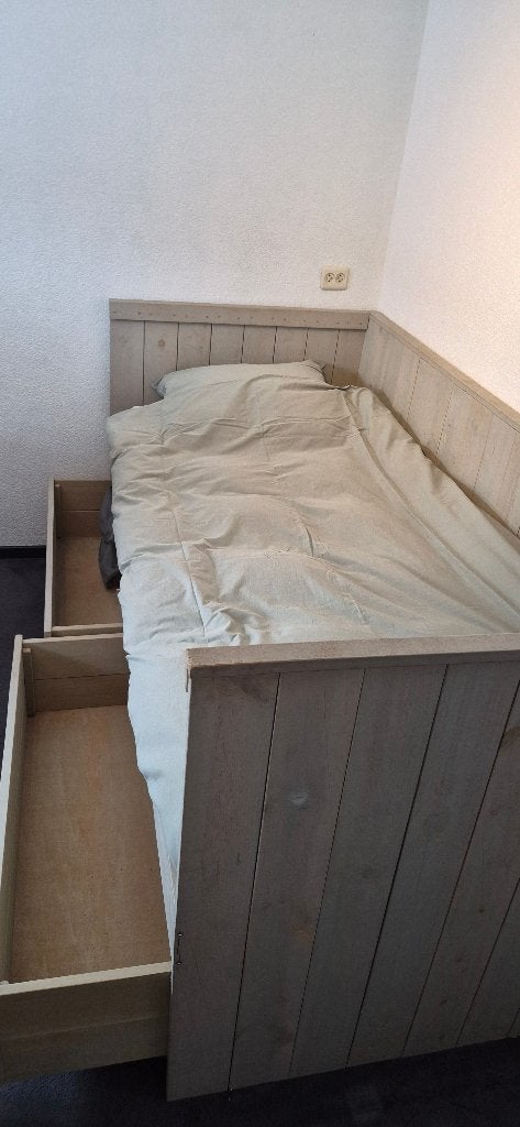 1 persoons bed, Huis en Inrichting, Ophalen, Gebruikt, 90 cm, Eenpersoons
