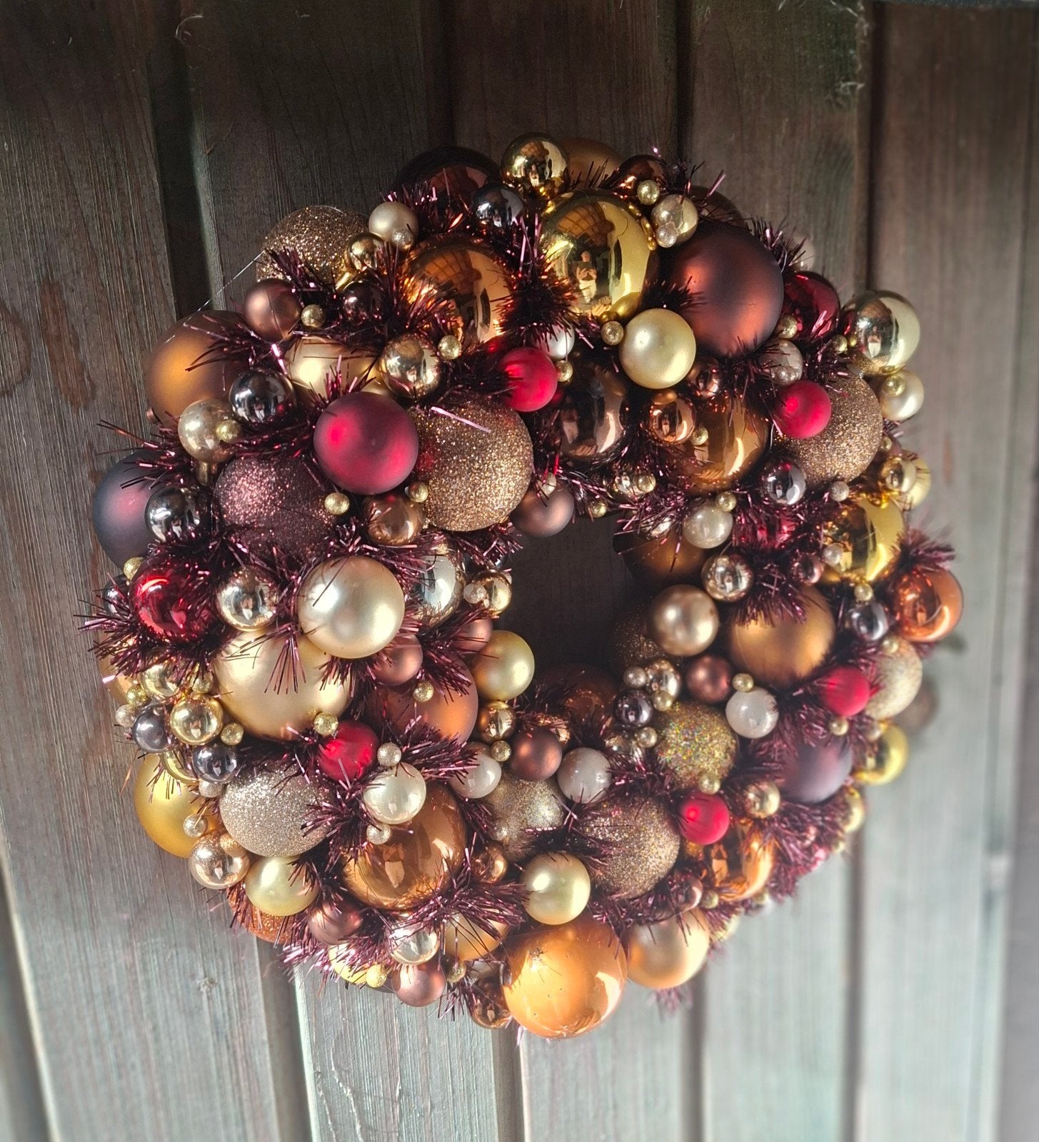 Kerstballen krans in Sissy Boy collors, Ophalen