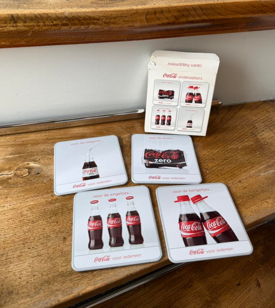 Coca-Cola set onderzetters, Ophalen of Verzenden, Zo goed als nieuw, Gebruiksvoorwerp