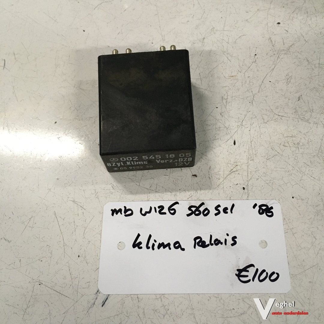 Mercedes W126 1986 560 SEL Clima Module 002 545 1805, Gebruikt, -, -, Ophalen of Verzenden