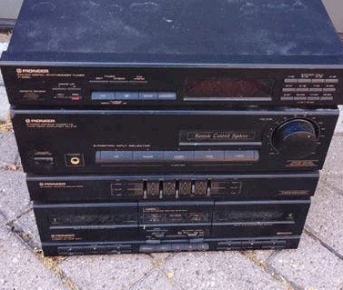 Pioneer stereo set - werking onbekend, Ophalen, Gebruikt, Cassettedeck, Pioneer