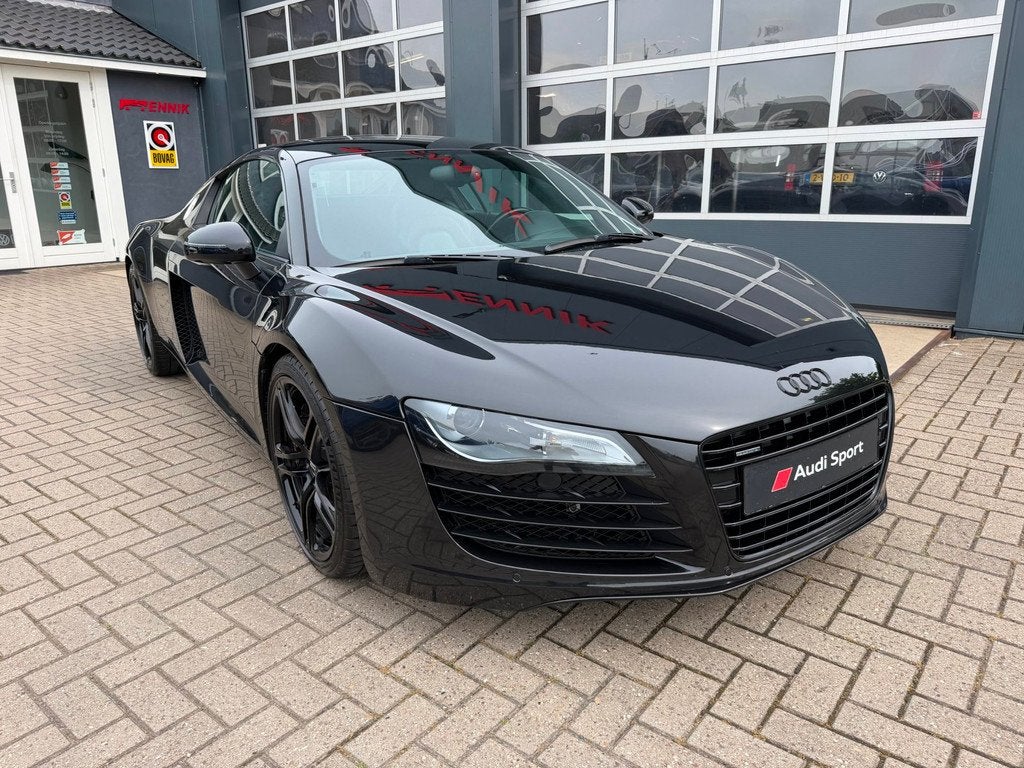 Audi R8 4.2 V8 FSI Quattro / Carbon / B&O / Alcantara / incl, Auto's, Audi, Gebruikt, Zwart, Leder, Bedrijf