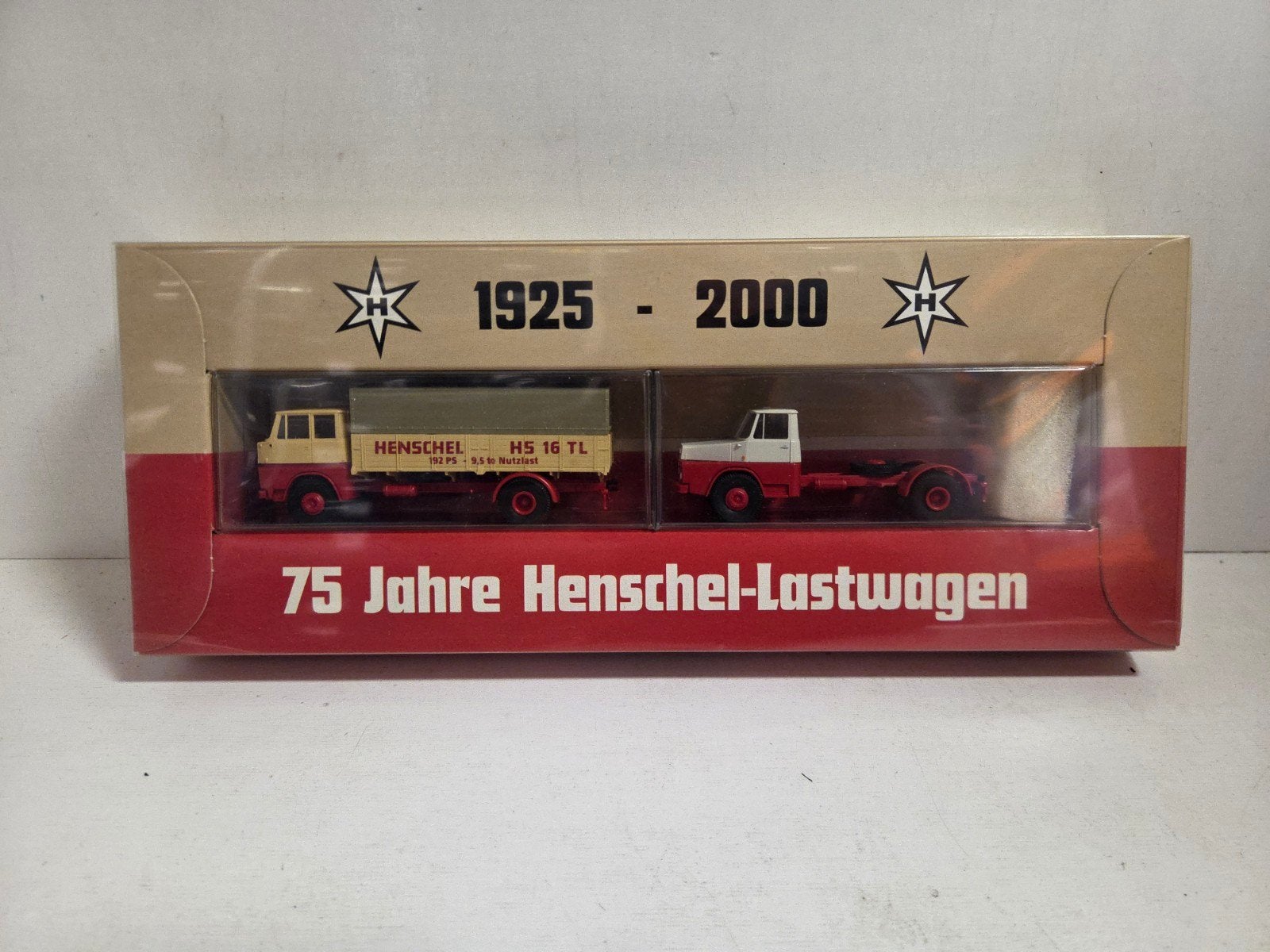 Brekina set Henschel 1925-2000 1:87, ., Nieuw, Ophalen of Verzenden, Brekina