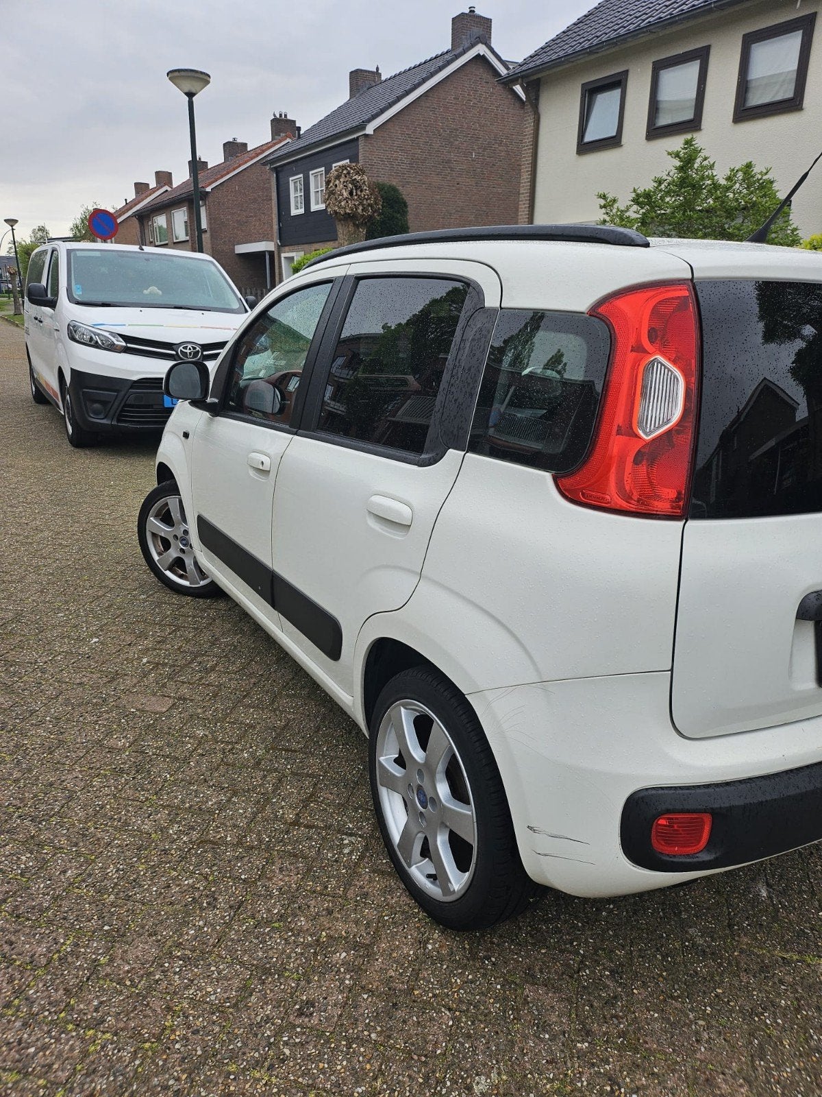 Fiat Panda 0.9 Twinair 63KW 2013 Wit automaat, Euro 5, Stof, 40 €/maand, Panda