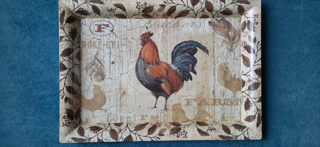 Dienblad, Ophalen, Zo goed als nieuw, Rechthoekig, Kunststof