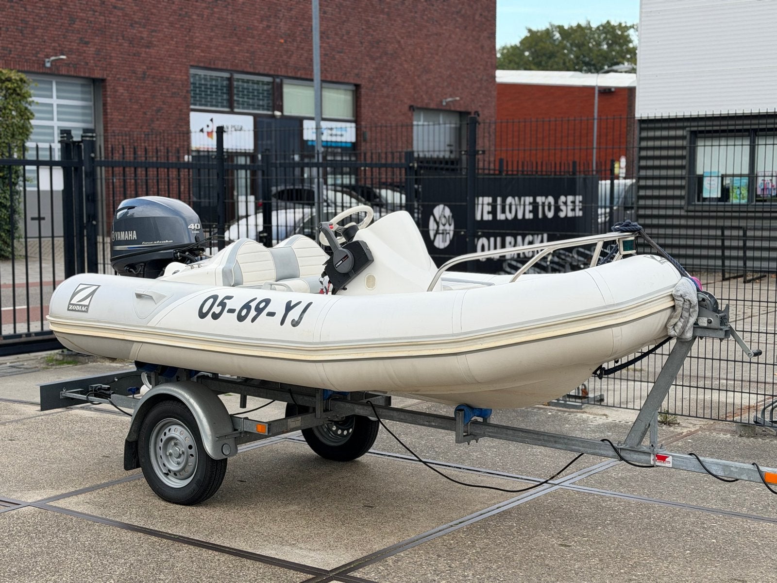 Zodiac Yachtline 320 met Yamaha 40pk buitenboordmotor, Ophalen, Inclusief motor, Buitenboordmotor, Zodiac