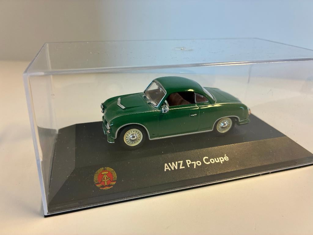 27456: AWZ P70 Coupe - Atlas 1:43, Hobby en Vrije tijd, Modelauto's | 1:43, Auto, Ophalen of Verzenden, Zo goed als nieuw, Bachsatztstr. 54 D 72131 Ofterdingen, Germany