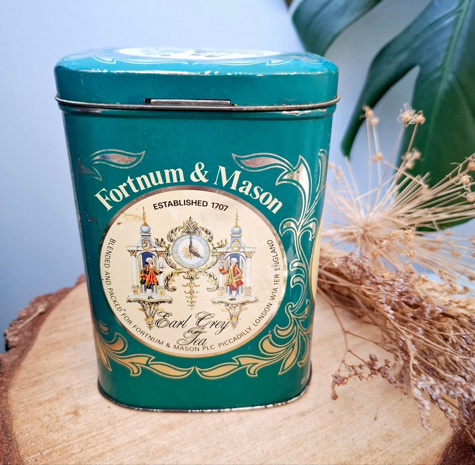Fortnum & Mason Earl Grey theeblik, Verzamelen, Ophalen of Verzenden, Gebruikt, Thee, Overige merken