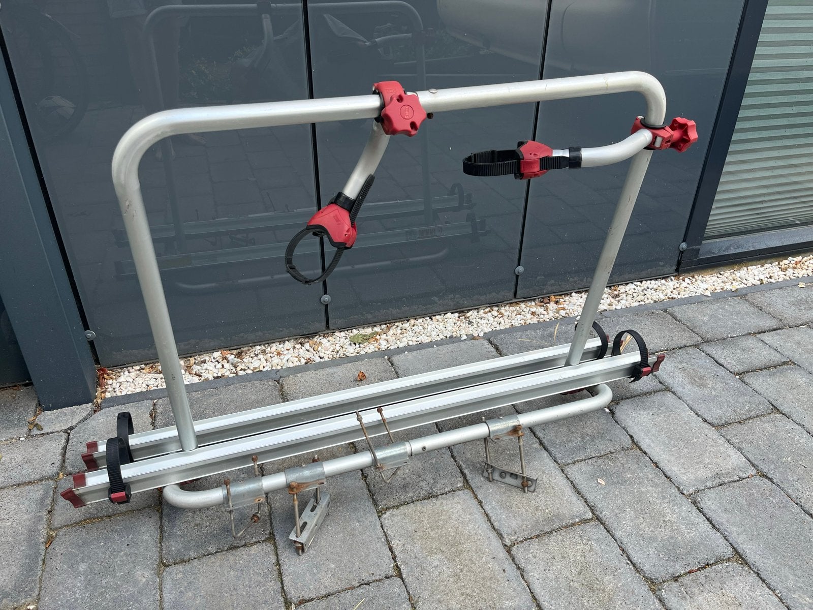 Caravan Fietsendrager Thule Carry-Bike voor 2 fietsen, Ophalen, 2 fietsen, Gebruikt, Trekhaakdrager