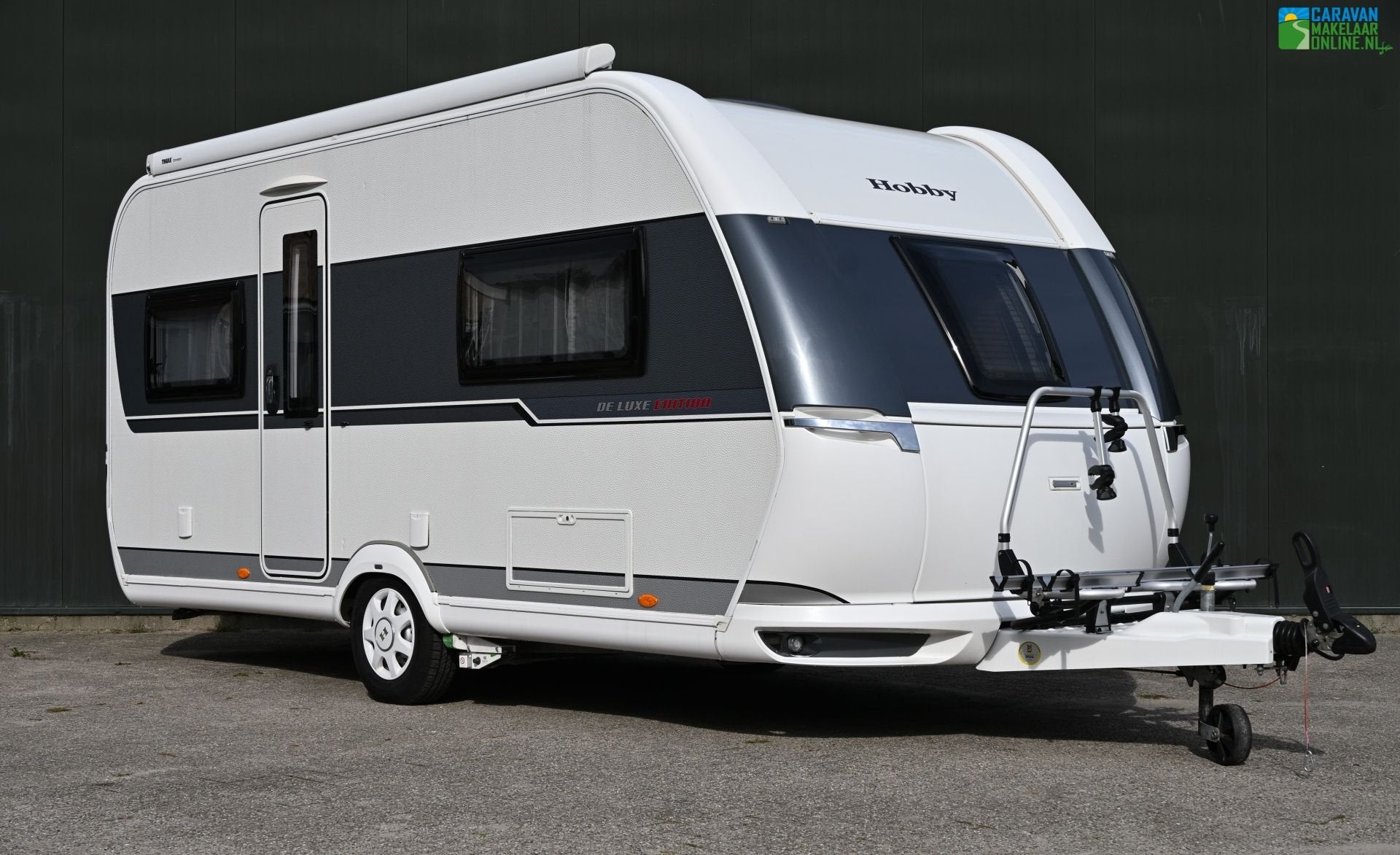 Hobby De Luxe 460 UFe Mover Cass. luifel Fietsendrg Luifel, Caravans en Kamperen, Rondzit, Hobby, Kachel, Bedrijf