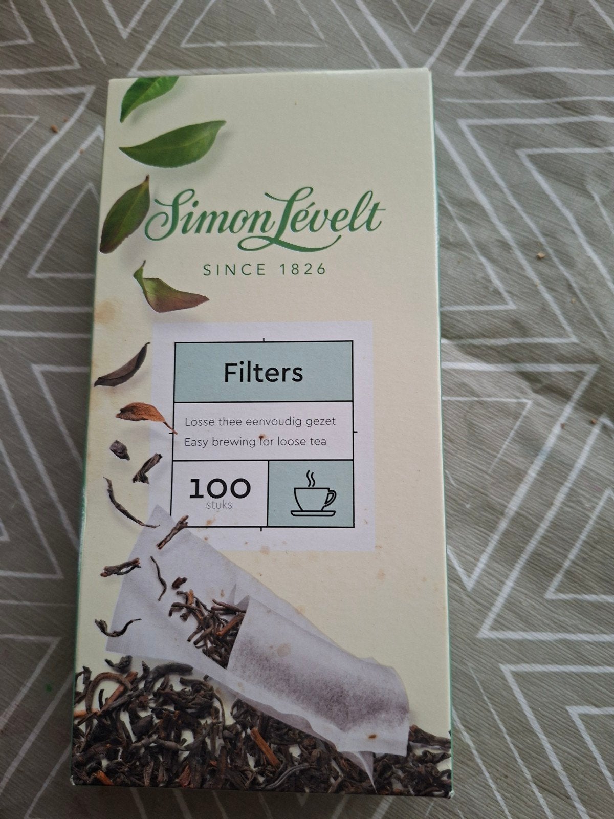 Simon Lévelt Filters voor losse thee - 100 stuks, Overige typen, Nieuw, Papier/karton, Ophalen of Verzenden
