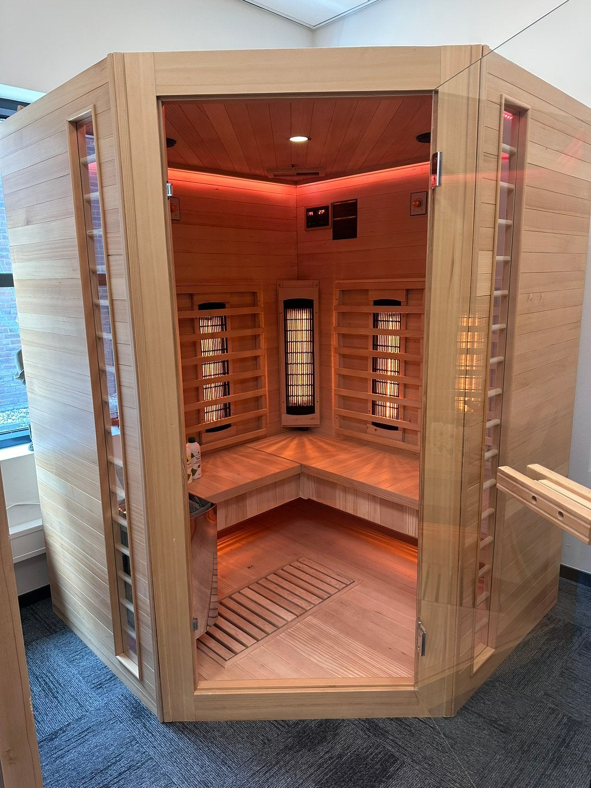 Combi Sauna | Infrarood + Finse Kachel | Showmodel OP = OP, Info@inner-stillness.nl, Fins of Traditioneel, 7665VB, Complete sauna