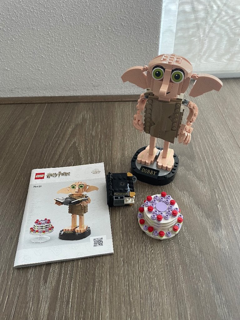Harry Potter Dobby Lego, Ophalen of Verzenden, Zo goed als nieuw, Complete set, Harry Potter