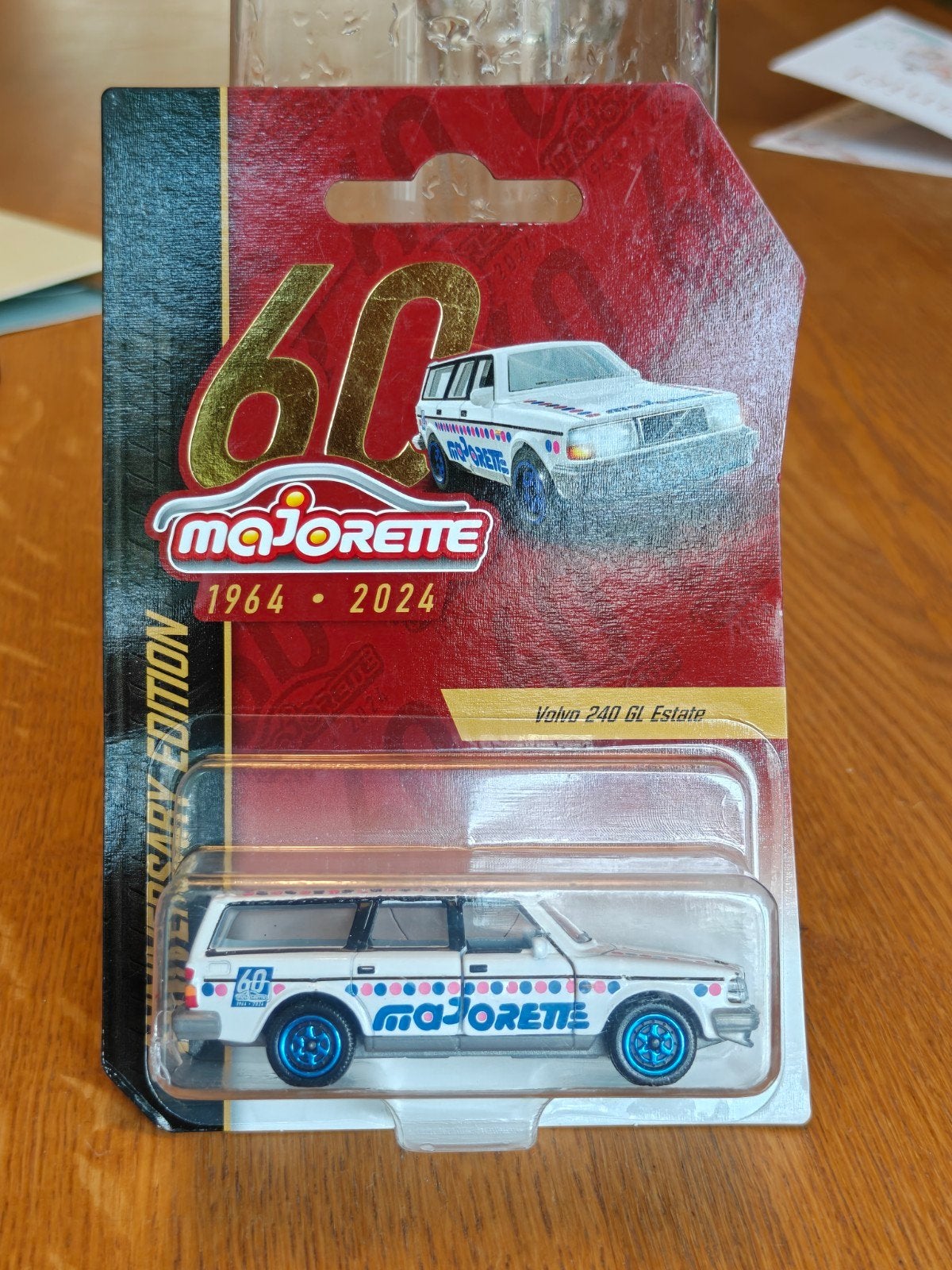 Majorette Volvo 240 GL WIT, Ophalen of Verzenden, Auto