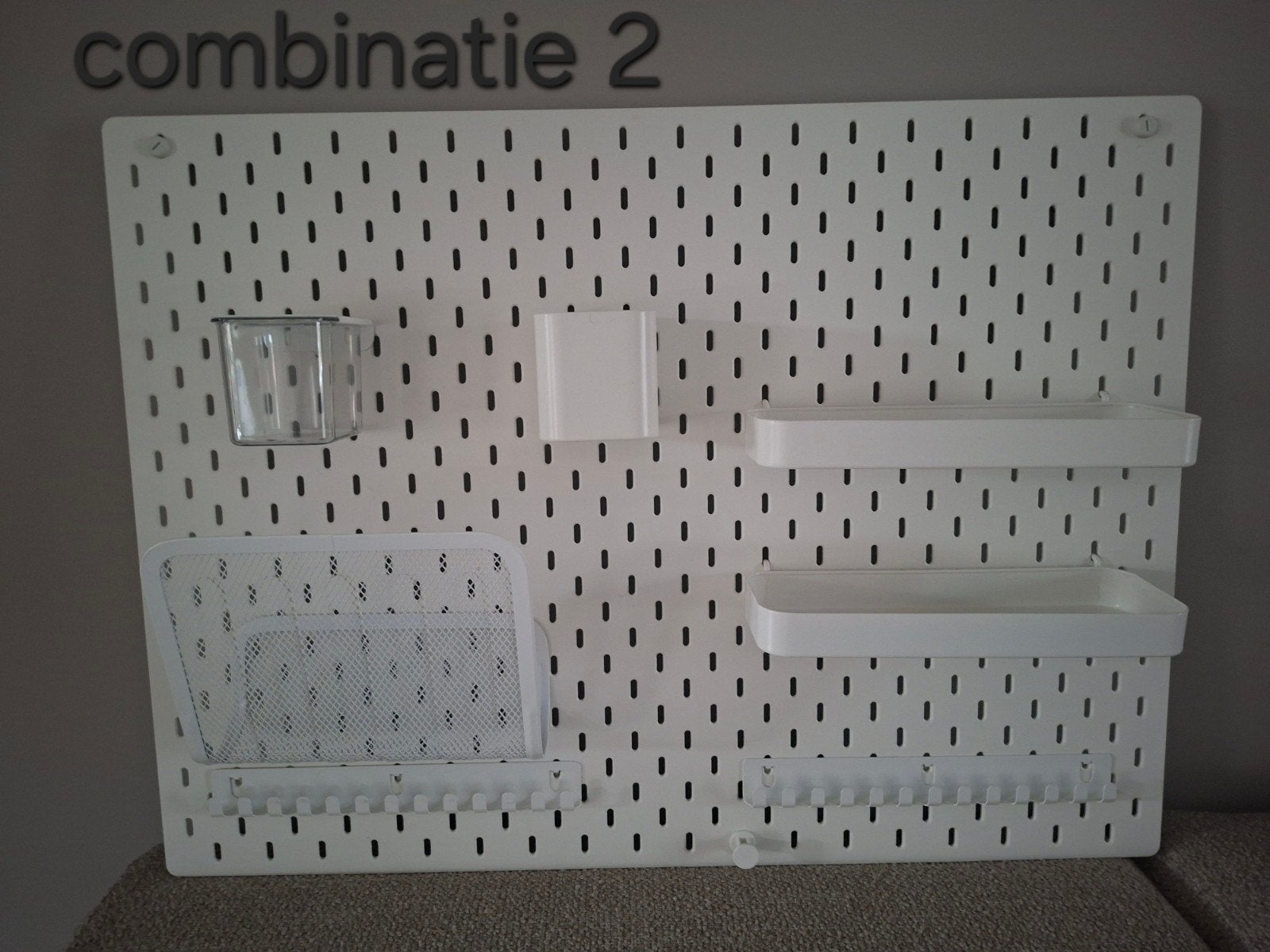 Ikea Skådis pegboard met accessoires (combi 2), Ophalen of Verzenden, Zo goed als nieuw
