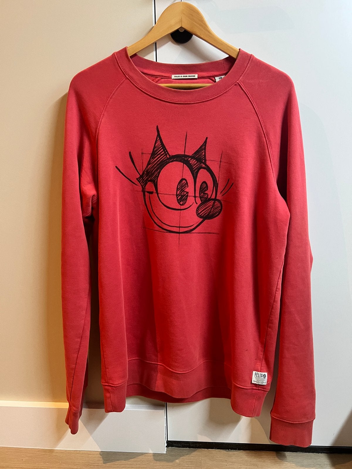 Scotch & Soda Felix the Cat sweater - Maat L, Ophalen of Verzenden, Gedragen, Maat 52/54 (L), Rood