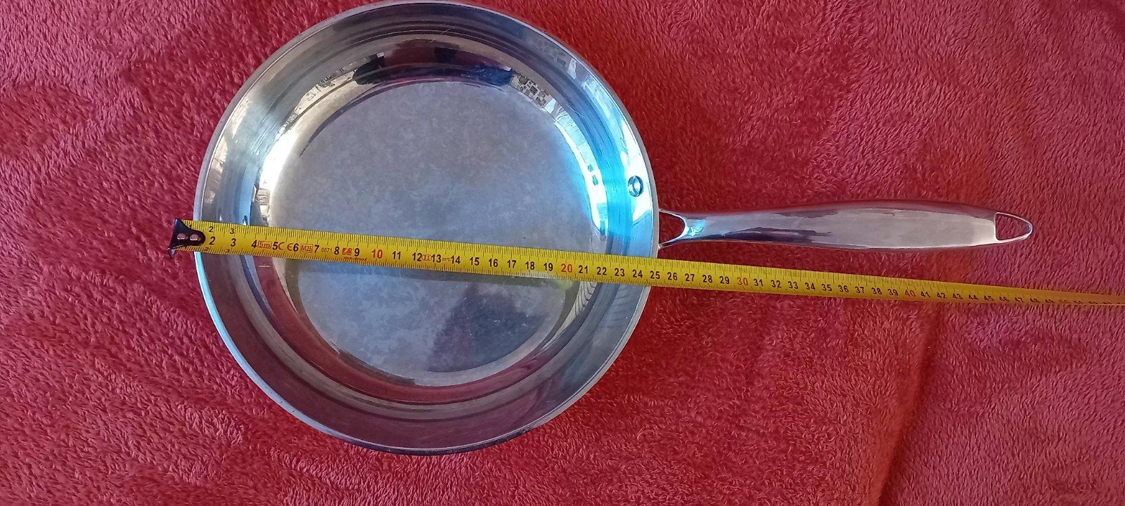 Koperen koekenpan, 24 cm, alle warmtebronnen, Lidl, Ophalen, Koekenpan, Koper, Geschikt voor inductie