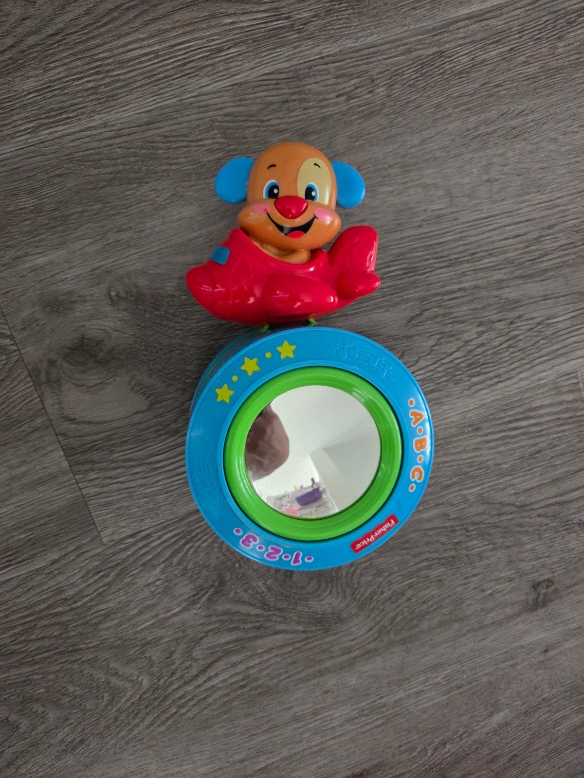 Rollende clown met geluid, Fisher Price, Ophalen of Verzenden, Gebruikt, Speelset, Met geluid