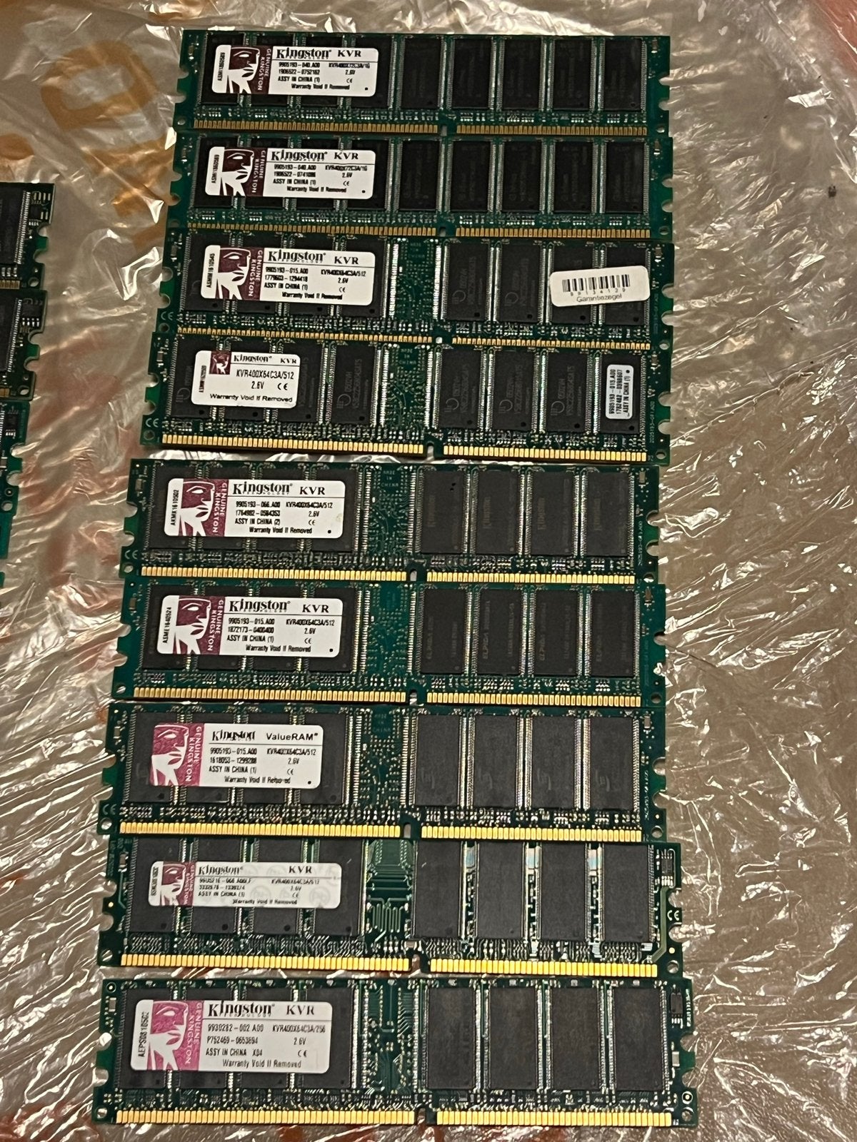 Kingston DDR RAM Geheugen Set - 2.6V, 400MHz, 184-pins, Computers en Software, Gebruikt, Ophalen of Verzenden, DDR, Desktop