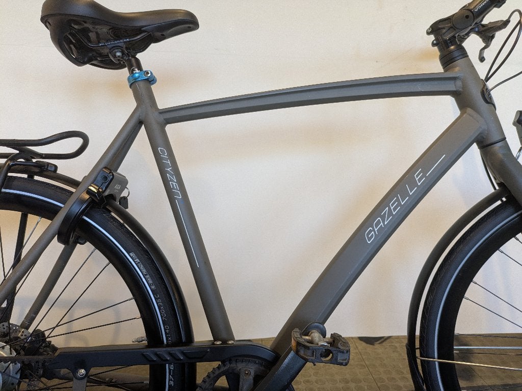 28 inch Gazelle Cityzen C8 met 8 versnellingen/ belt drive., Ophalen, -, -, Versnellingen