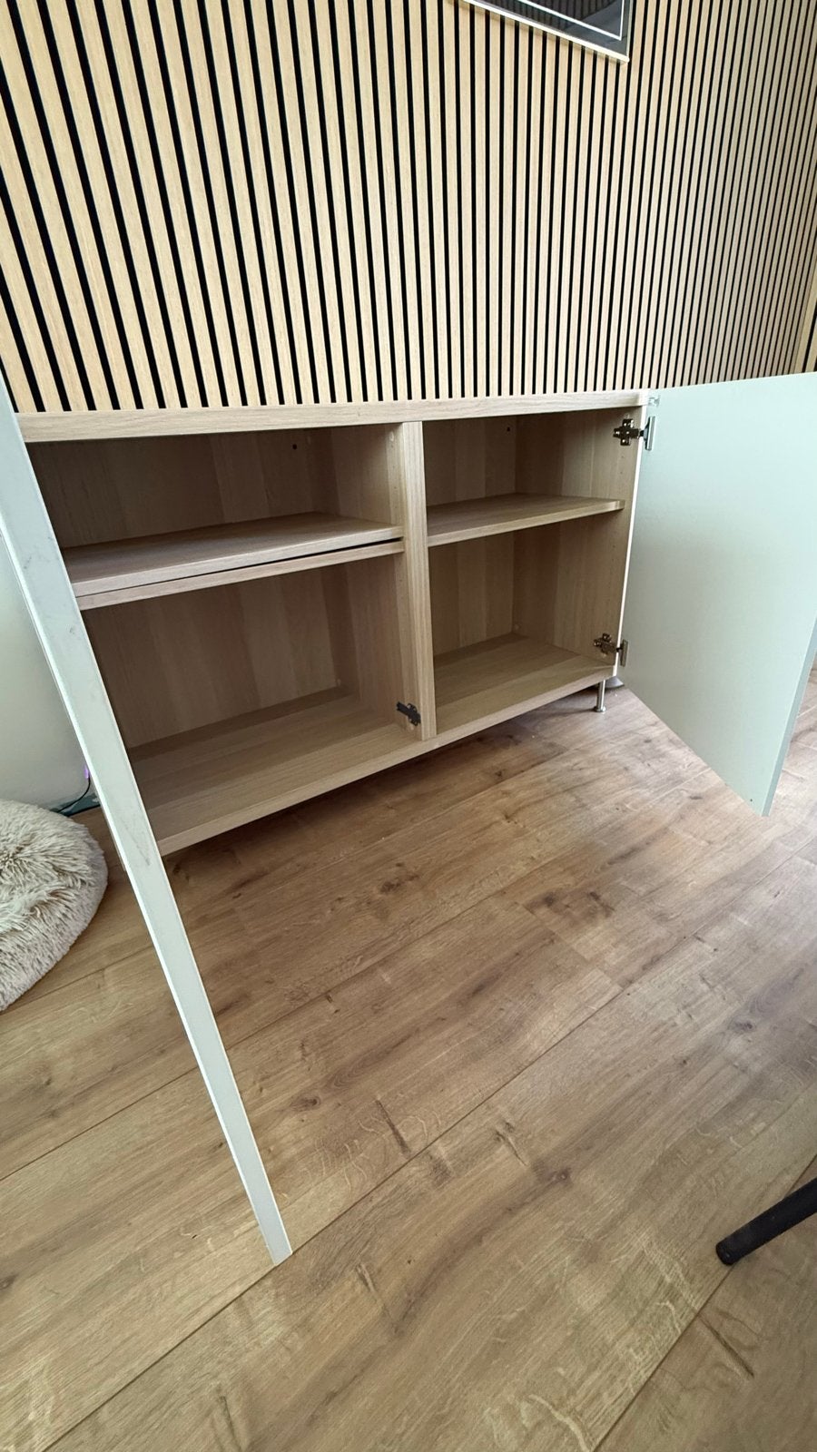 Set van 2 Ikea Besta kasten met deuren, Huis en Inrichting, Kasten | Dressoirs, Ophalen, Gebruikt, 100 tot 150 cm, 25 tot 50 cm