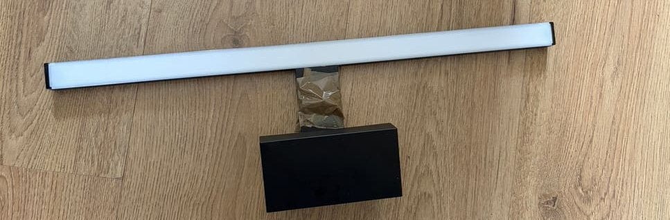 Moderne Badkamerspiegellamp - Hornbach Flair, Overige merken, Waterbestendig, Zwart, Zo goed als nieuw