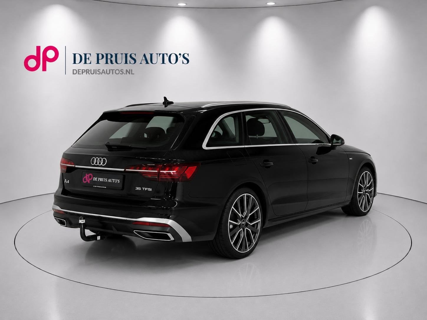 Audi A4 Avant 40 TFSI S edition 19" ACC Trekhaak Navi Audi v, Auto's, Audi, Dealer onderhouden, Stof, Gebruikt, 4 cilinders