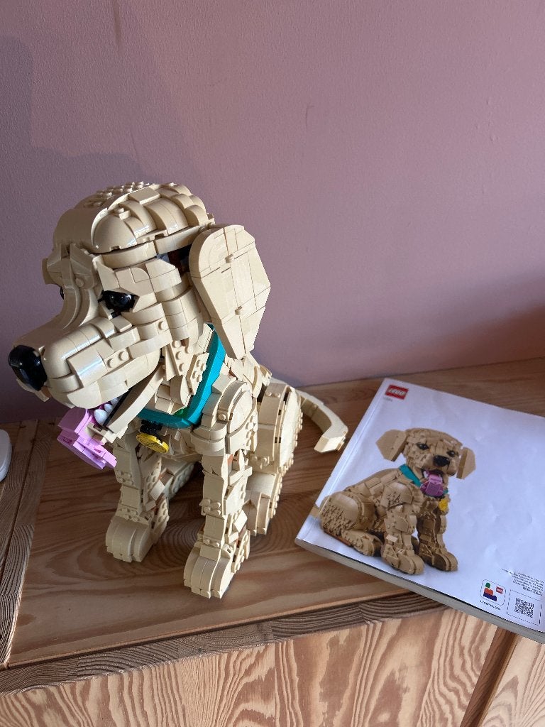 Lego golden retriever, Ophalen of Verzenden, Zo goed als nieuw, Compleet