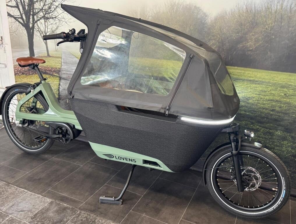 Lovens Explorer Elektrische Fiets | Bakfiets | Riem | 545Wh, Overige merken, Info@lovensbikes.com, Ophalen of Verzenden, Zo goed als nieuw