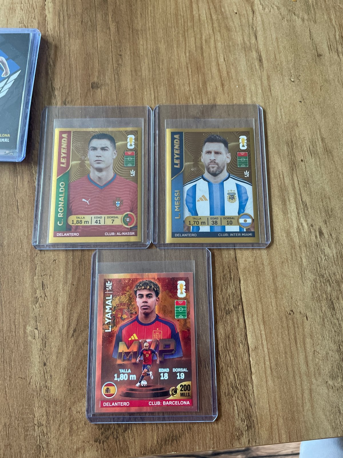 Voetbal Spelerskaarten: Ronaldo, Messi, Yamal, Ophalen of Verzenden, Zo goed als nieuw, Buitenlandse clubs, Spelerskaart