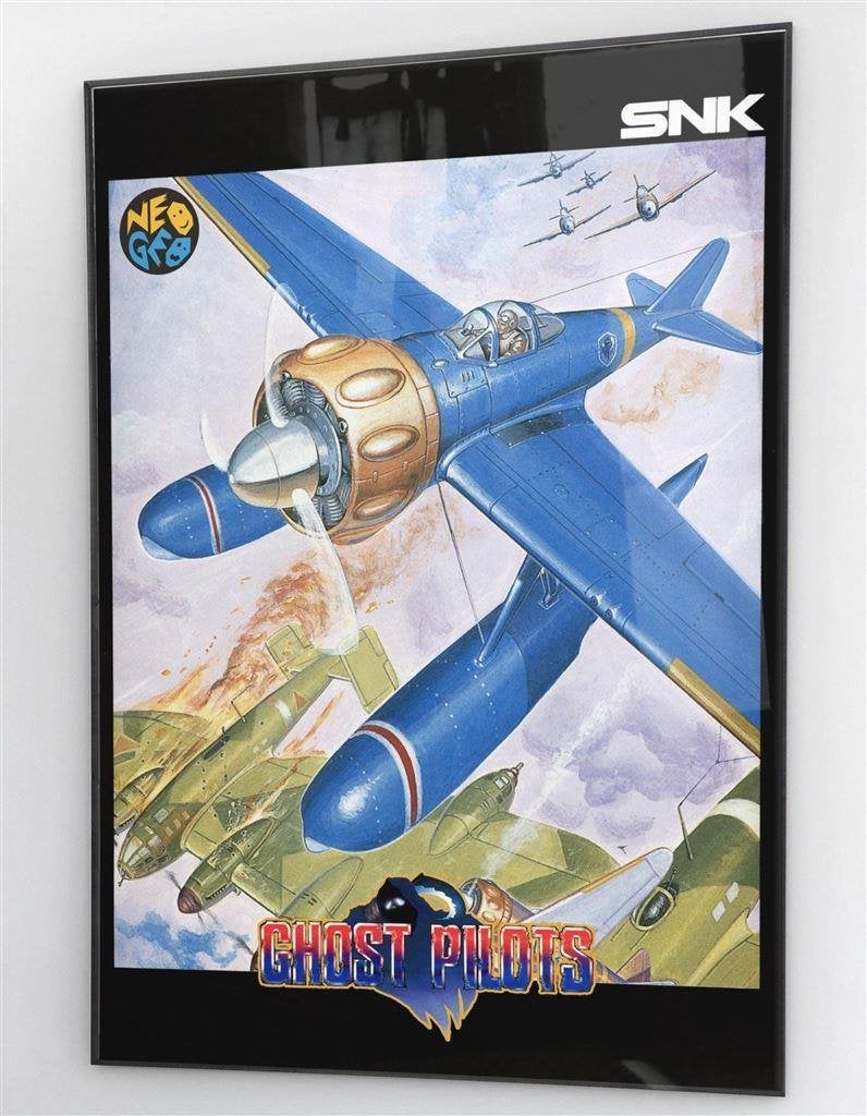Ghost Pilots SNK Neo Geo Game Poster Retro Shmup, Verzenden, Nieuw, A1 t/m A3, Overige onderwerpen