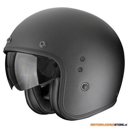 Scorpion Belfast Evo Solid Jethelm, Zwart, Ophalen of Verzenden, Nieuw met kaartje