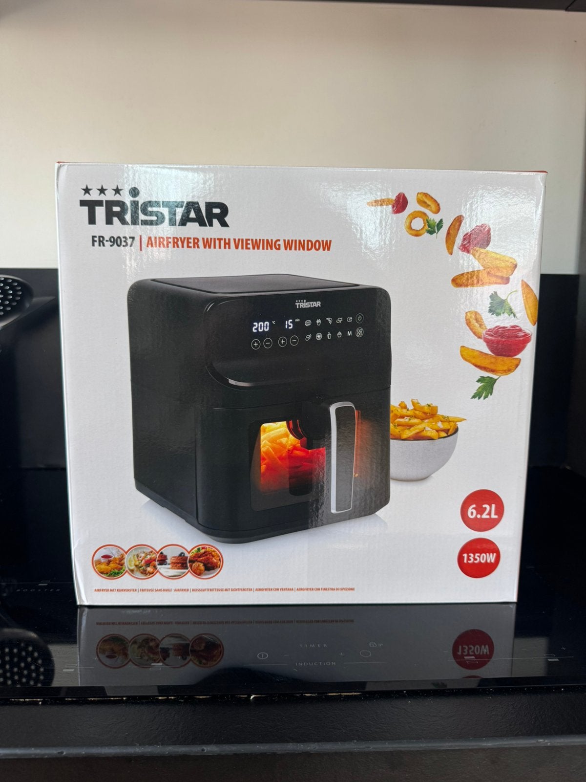 Nieuwe Tristar FR-9037 Airfryer XXL 6,2L met kijkvenster