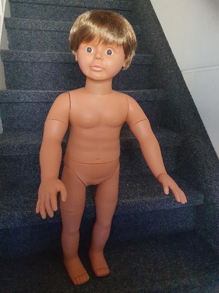 Kinder etalagepop 81cm etalage pop jongen voor kinderkleding, Ophalen of Verzenden, Pop, Levensecht of Reborn
