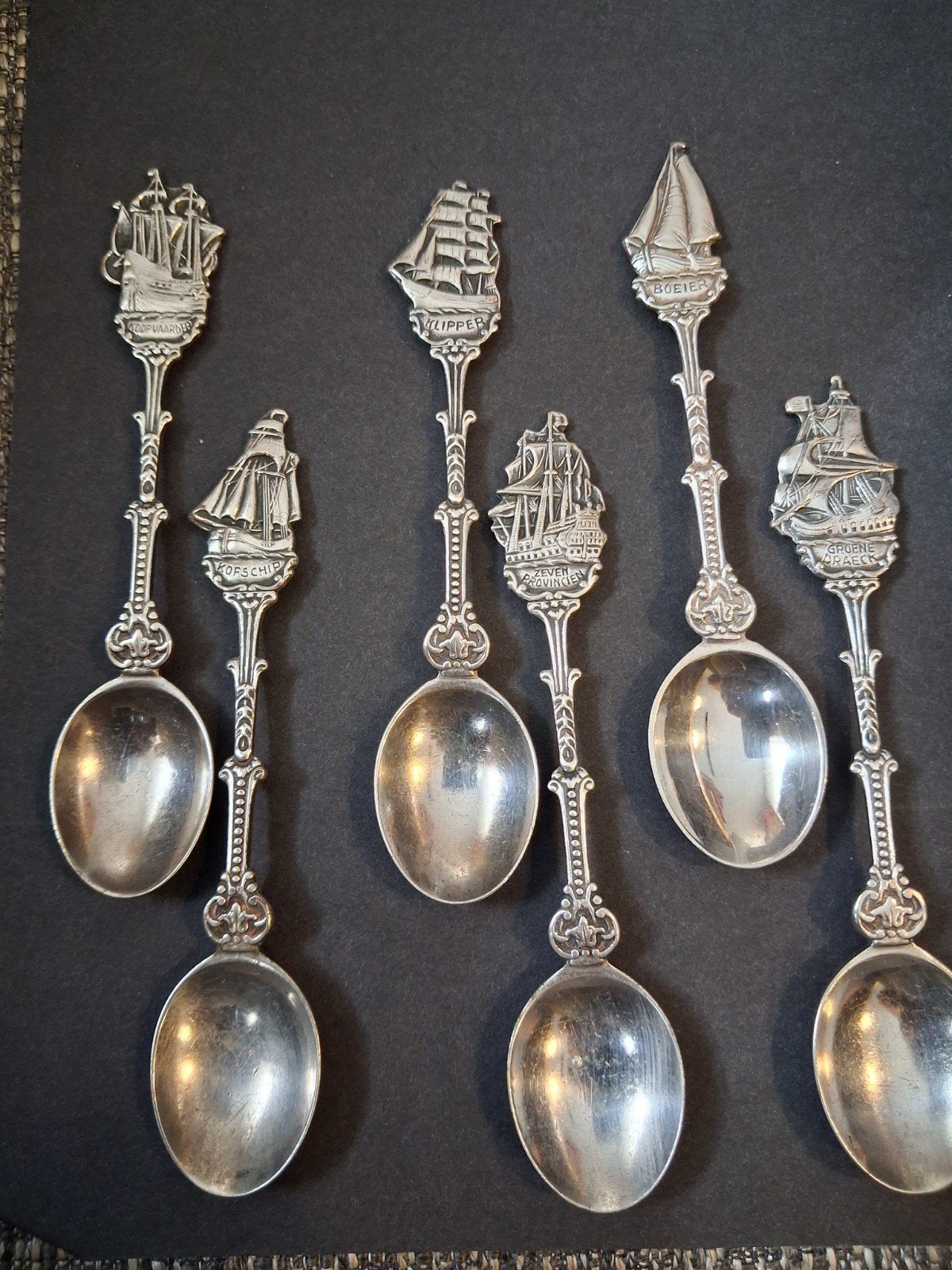 6 schepen lepeltjes de, Ophalen of Verzenden
