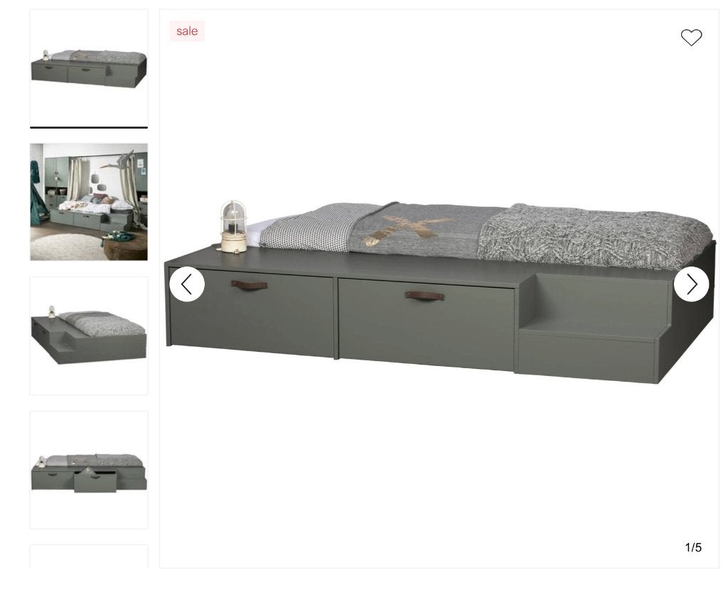 vtwonen // Stage Bed Incl Lades, Ophalen, Gebruikt, Eenpersoons
