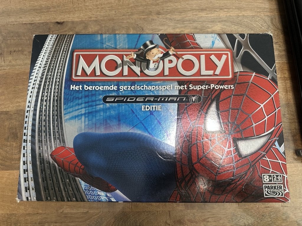 Monopoly Spiderman, Hobby en Vrije tijd, Ophalen of Verzenden