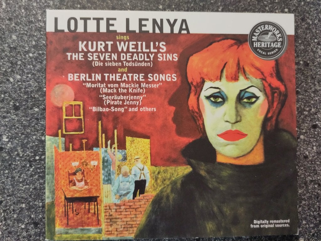 CD LOTTE LENYA SINGS KURT WEILL, Ophalen of Verzenden, Gebruikt, Opera of Operette