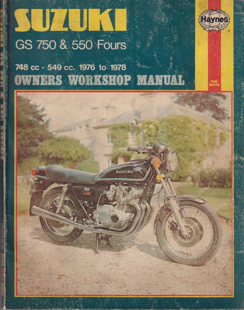 Suzuki GS750 & 550 Fours workshop Engels 1976-1978 Haynes, Ophalen of Verzenden, Gebruikt