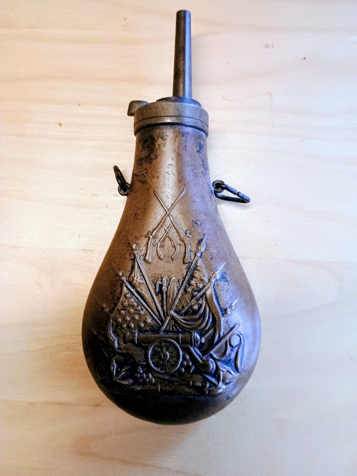 Antieke Kruitbus, Ophalen of Verzenden, Landmacht