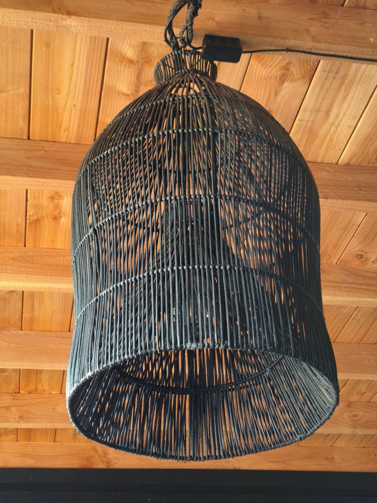 Rivièra Maison RR Fishing Basket Hanging Lamp, Huis en Inrichting, Lampen | Hanglampen, Ophalen of Verzenden, Zo goed als nieuw