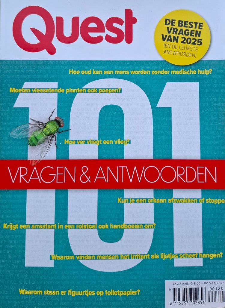 QUEST De beste vragen van 2025 NIEUW, Ophalen of Verzenden, Nieuw, Wetenschap en Natuur