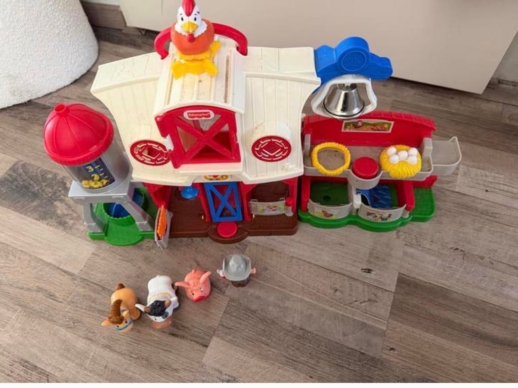 Fisher-Price Little People Boerderij met Dieren, Ophalen of Verzenden, Gebruikt, Overige typen, Met geluid