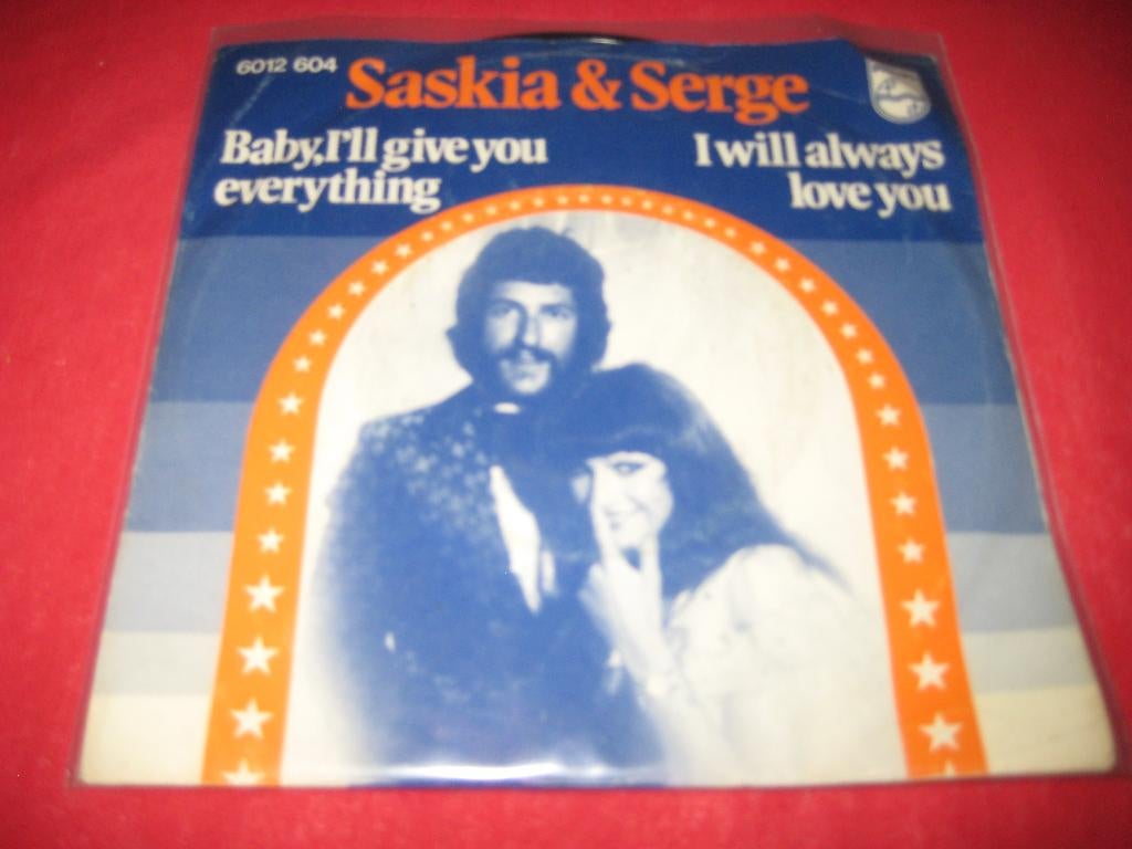Saskia + Serge: Baby, I`ll give you everything (NO49), Ophalen of Verzenden, Zo goed als nieuw, Pop, Single