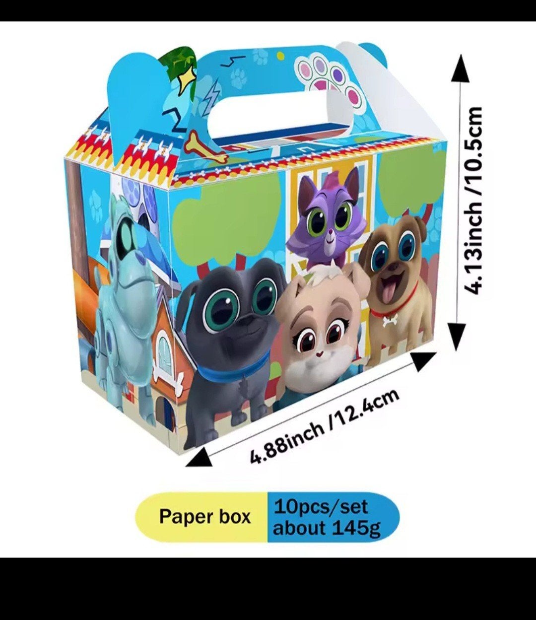 10x Feestdoosjes Puppy Dog Pals Traktatie Doosjes, Ophalen, Nieuw, Feestartikel, Verjaardag