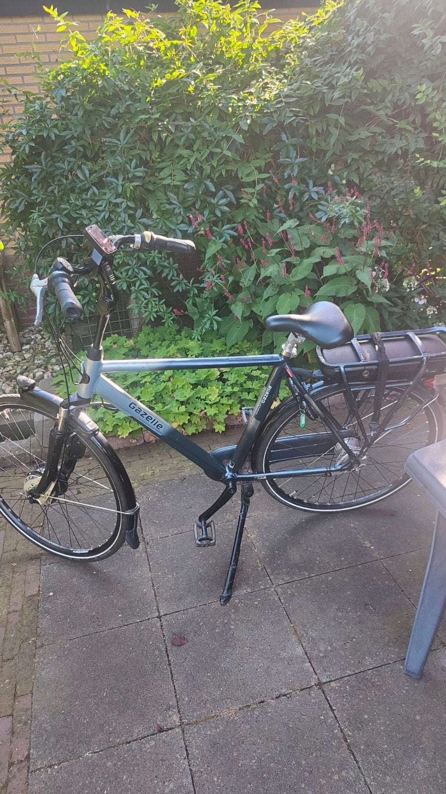 Gazelle Grenoble C7 H57 elektrische heren fiets, 57 tot 61 cm, Ophalen of Verzenden, Gebruikt, Gazelle
